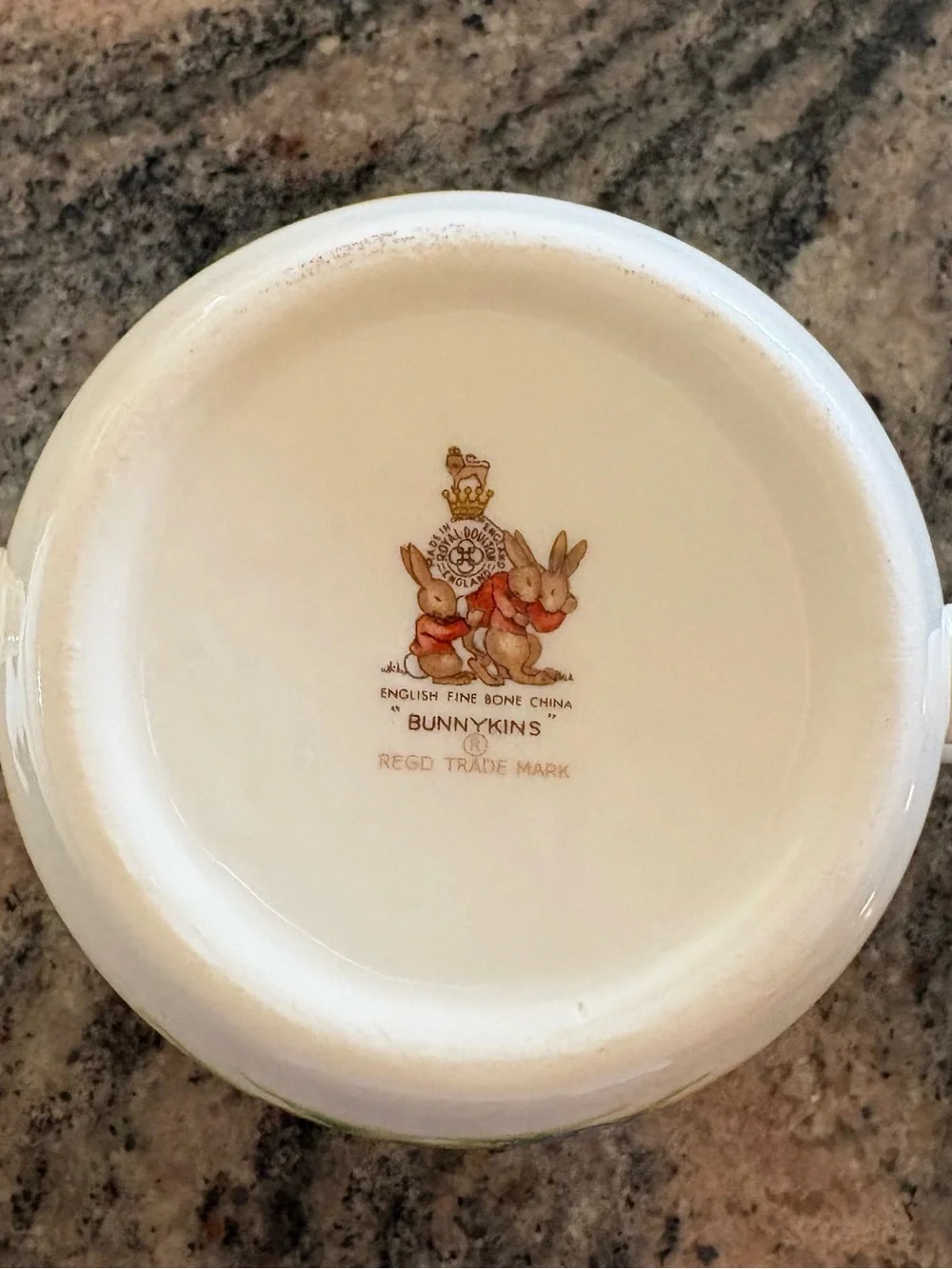 Royal Doulton “Bunnykins”Children's Bunny-Themed Ceramic Bowl and Mug Set